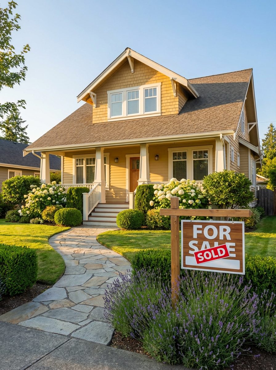 Upscale Clive home exterior with craftsman details, three-car garage, and professional landscaping - representing the modern family homes near West Des Moines schools