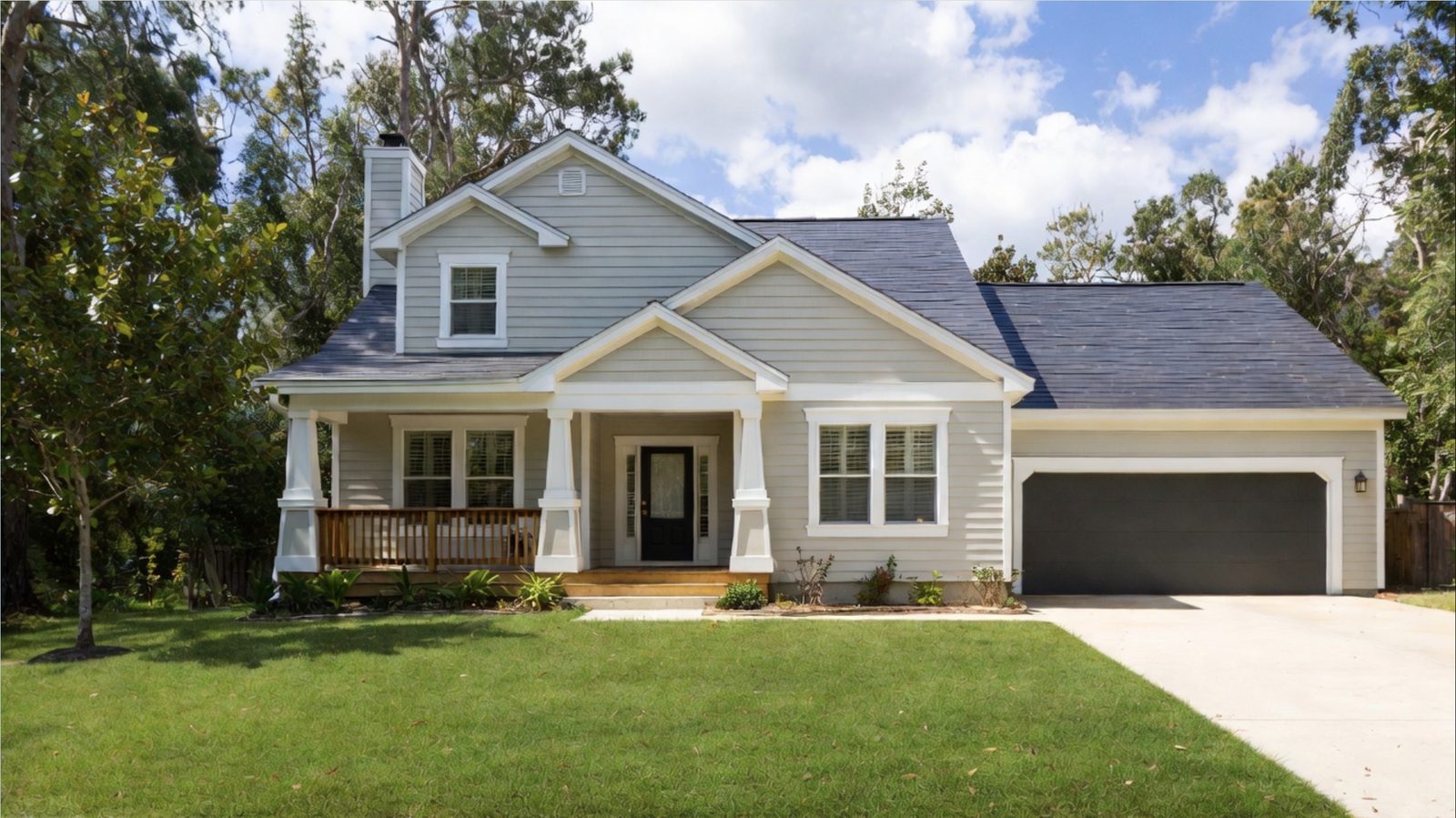 Craftsman home interior featuring coffered ceilings, brick fireplace, and built-in bookcases